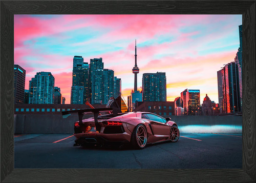 Lamborghini aventador framed - lamborghini,