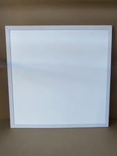 48W LED Panel Ceiling Light 595x595mm 6500K Cool White Recessed Flat Used