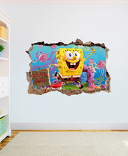 Spongebob Wall Sticker Art
