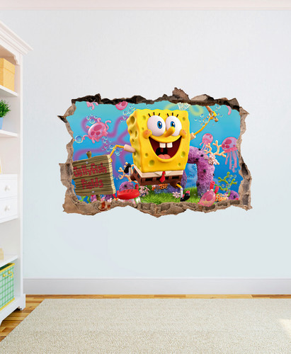 Spongebob wall sticker - spongebob, art