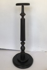 Antique Tall Hard Wood Hat Wig