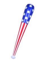 Inflatable USA Baseball Bat Fancy Dress Accessory Prop Flag Blow Up Party Gift
