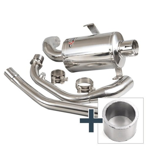 Lextek stainless steel exhaust - stainless,