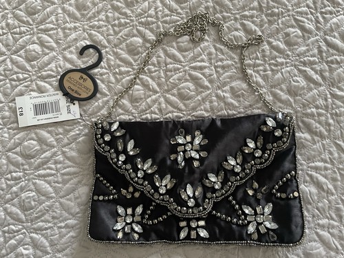 New jewel dimonte - black, clutch