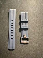 Omega Seamaster 300m Diver Blue 20mm Rubber Watch Strap UK