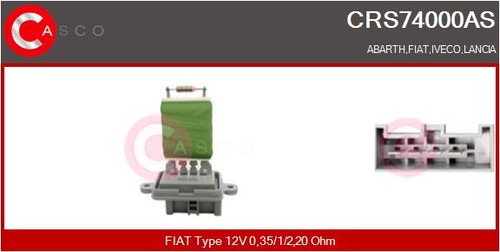 Crs74000as casco resistor - casco,