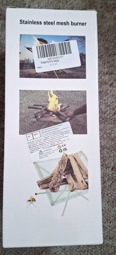 Stainless steel fire pit mesh - stainless,