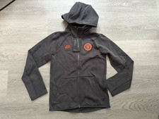 Chelsea FC Nike Tech Fleece Boys Grey Full Zip Hoodie Size Small 127-137cm BNWT