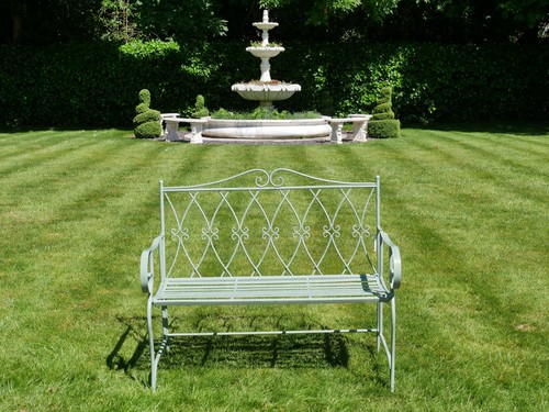 Pistachio green bench outdoor - pistachio,