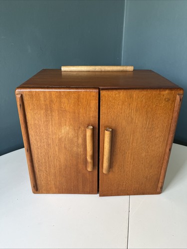 Vintage mid century small teak - vintage,
