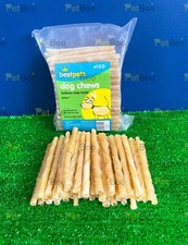 Best Pets 5" Raw Hide Twists 3-5mm 6-8mm 9-10mm Dog Chews 10 25 50 100 200 500