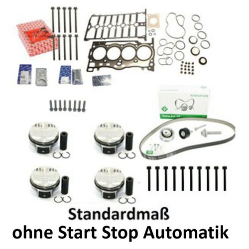 Piston kit std - rep, with
