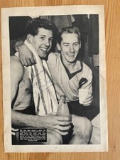 TERRY BLY SIGNED NORWICH CITY 1959 FA CUP 3-0 WINNERS VS MAN UNITED PICTURE