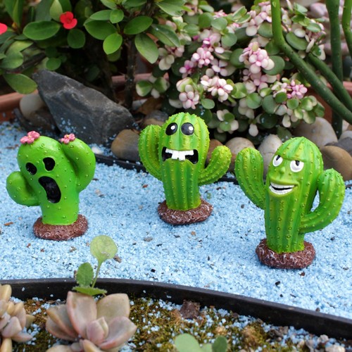 3pcs miniature cactus - miniature,