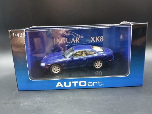 Autoart jaguar xk8 coupe blue - coupe,