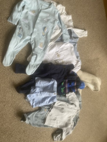 Baby boy clothes bundle - 0-3,