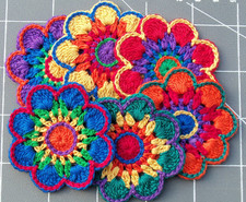 6 handmade cotton thread