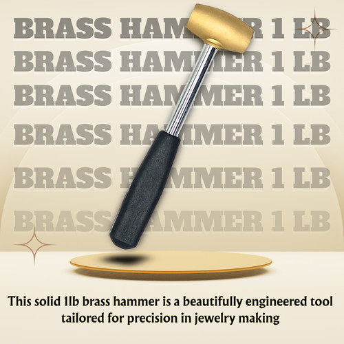 Brass hammer 1lb - hammer, jewelry