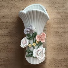 Art Nouveau Barbotine Bud Vase