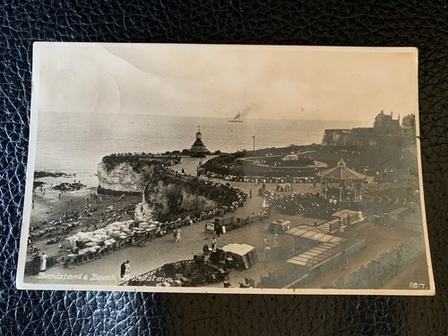 Postcard bandstand and beach - postcard,