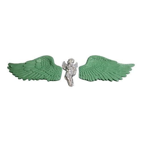 Wall hanging angel wings with - hanging,
