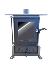 Small wood burner. Burt