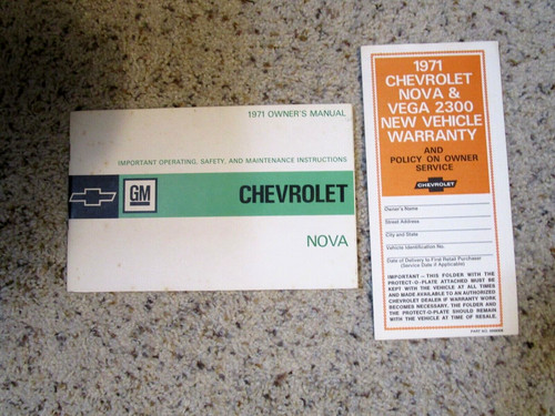 1971 nova factory - nova,