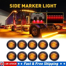10xAmber 3/4" LED Side Marker