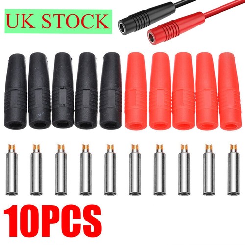 10x 4mm banana female plug - banana,