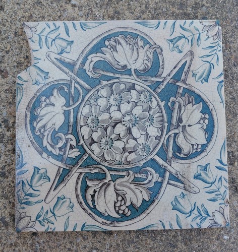 Victorian fireplace tile - victorian,