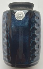 Vintage Soholm Pottery 3321 Vase Designed by Einar Johansen. Deep Blue. Lovely