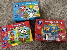 Orchard Toys. 3 Complete Games Educational