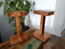 Solid Oak Speaker Stands