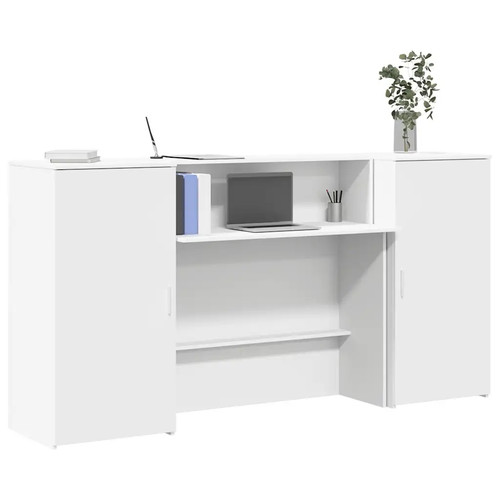 Walplus reception desk - desk, white