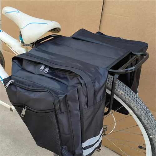 Bicycle rear rack luggage bag - rack,