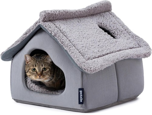 Cute animal covered cat cave - cute,