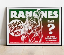 The Ramones 1978 Tour Poster -