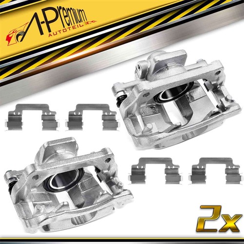 Brake caliper with carrier - 2x,