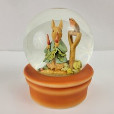 Peter Rabbit Snow Globe Bird &