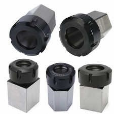 ER-25/32/40 Hex Square Collet Block Chuck Holder For CNC Lathe Grinders Tool MU#