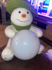 The Snowman Plush Lights Up Musical Raymond Briggs Christmas Vintage Rare