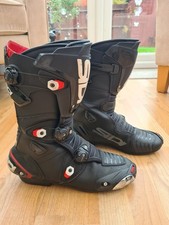 SIDI Mag 1 Motorcycle Boots Black & Red Size UK 9