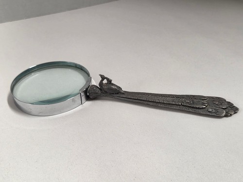 Magnifying glass peacock - magnifying,