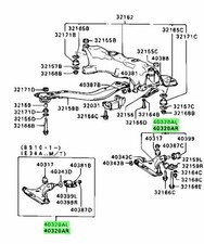 OEM ARM ASSY,FR SUSP,LWR R＆L SET Genuine MITSUBISHI Galant VR-4