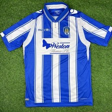 Colchester United 2016/2017 Home Football Shirt- Macron- Size XL
