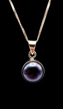 Mabe Pearl Pendant Necklace