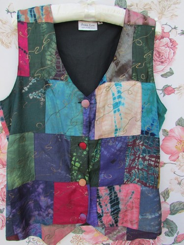 Vintage patchwork silk - patchwork,