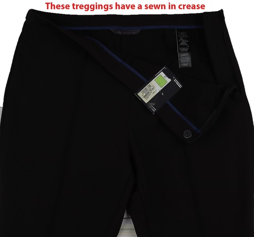 Treggings black womens - m&s,