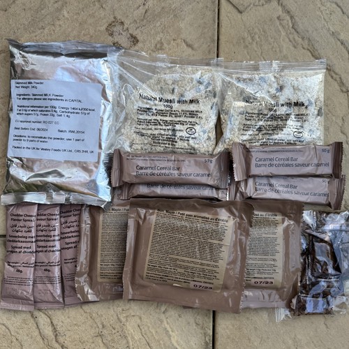14x mre ration packs past - 14x,