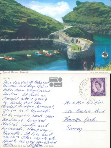 Boscastle harbour cornwall - harbour,